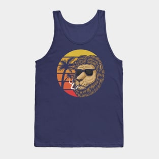 Lion Head smoking Tank Top